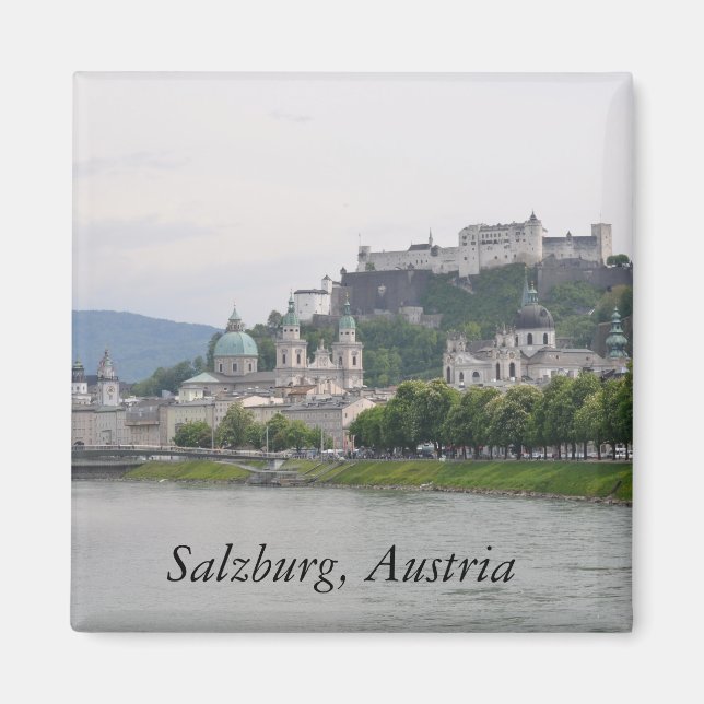Imã Castelo de Hohensalzburg, Salzburg, Áustria (Frente)
