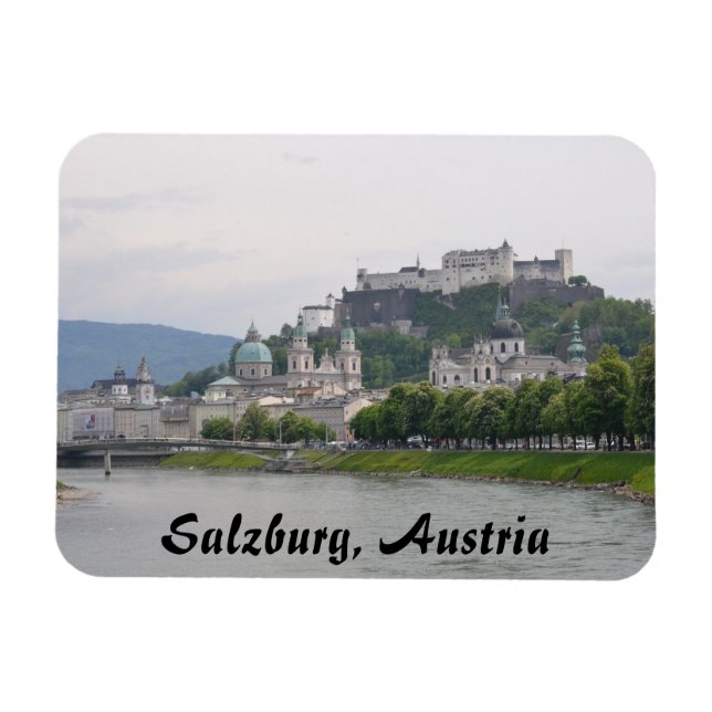Ímã Castelo de Hohensalzburg, Salzburg, Áustria (Horizontal)
