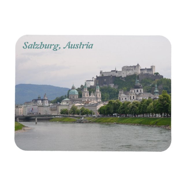 Ímã Castelo de Hohensalzburg, Salzburgo, Áustria Magne (Horizontal)