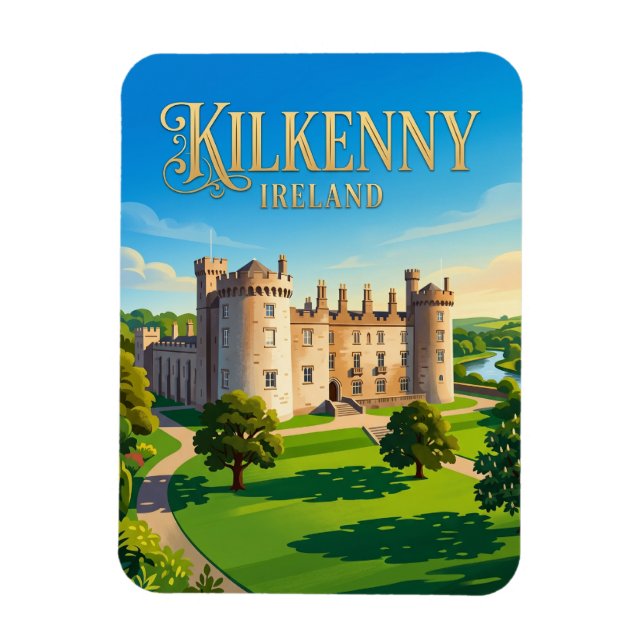 Ímã Castelo de Kilkenny Irlanda (Vertical)