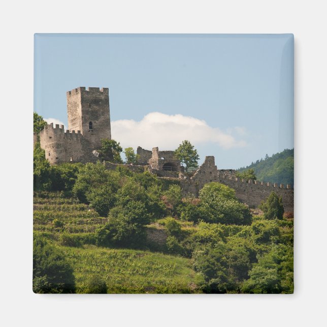 Imã Castelo de Knight em Wachau Áustria (Frente)
