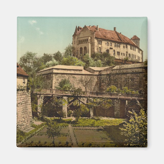 Imã Castelo de Nuremberg, Baviera, Alemanha (Frente)