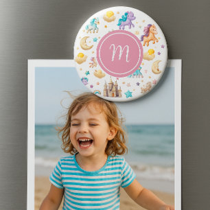 Imã Castelo de Unicorns & Fairytale - Fantasia Whimsic