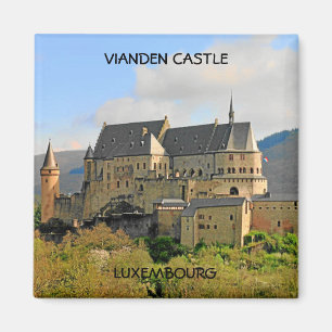 IMÃ CASTELO DE VIANDEN, LUXEMBOURG