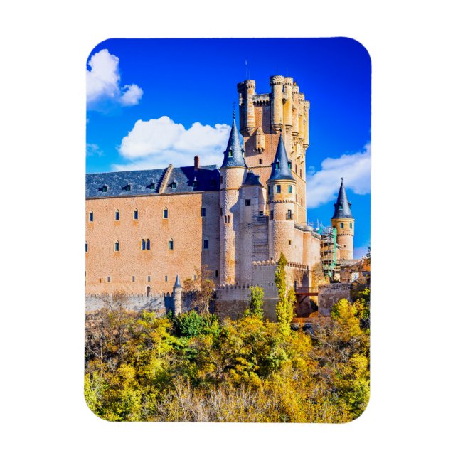 Ímã Castelo do Magnet Segovia (Vertical)