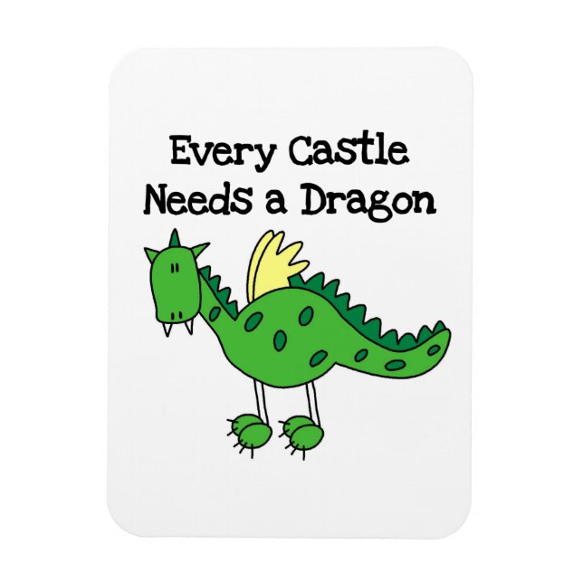 Ímã Castelo Dragão (Vertical)