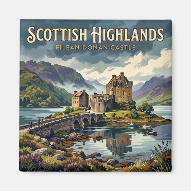 Imã Castelo Eilean Donan Escócia (Frente)