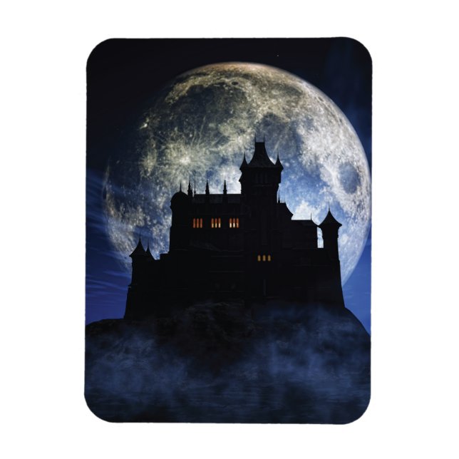 Ímã Castelo fantasma durante a noite (Vertical)