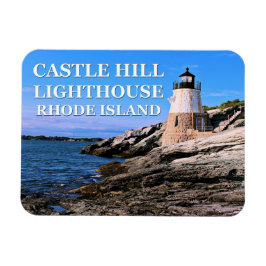Ímã Castelo Hill Lighthouse, Rhode Island