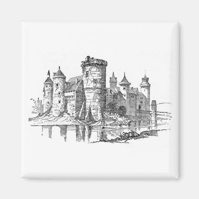 Imã Castelo Medieval (Frente)