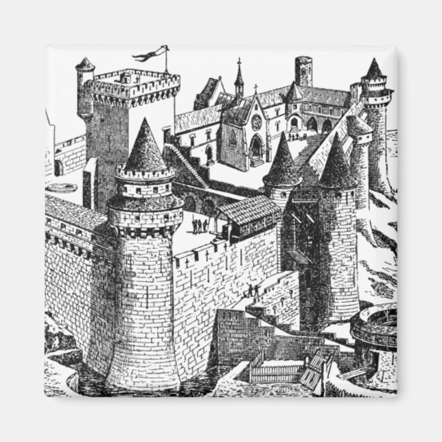 Imã Castelo Medieval (Frente)