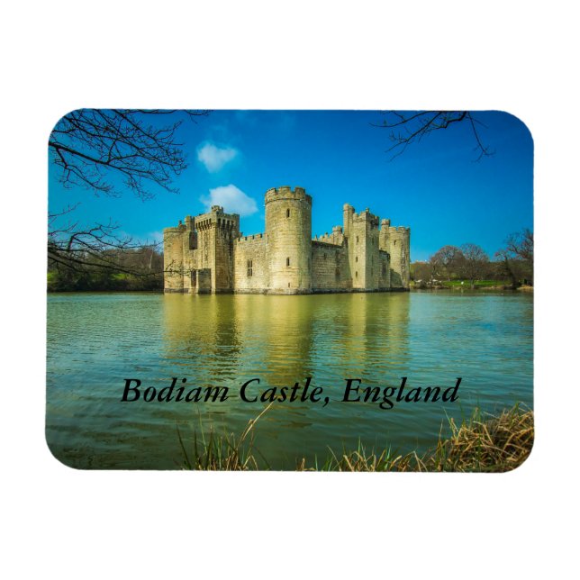 Ímã Castelo Scenic Bodiam, Inglaterra de East Sussex (Horizontal)