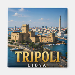 Imã Castelo Vermelho de Trípoli e Costa Mediterrânea