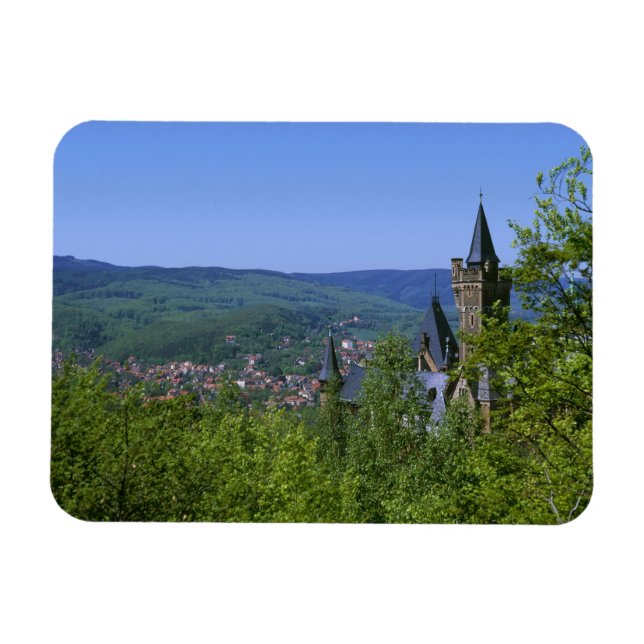 Ímã Castelo, Wernigerode, Saxônia-Anhalt, Alemanha (Horizontal)