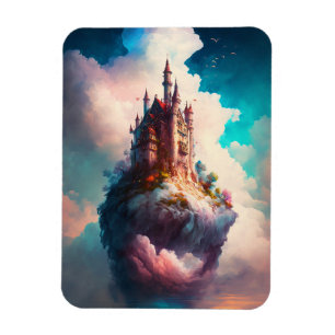 Ímã Castle Sky Clouds Fantasy Art Magnet
