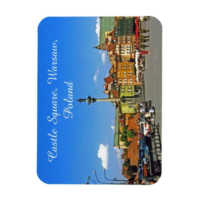 Ímã Castle Square, Varsóvia, Polônia (Vertical)