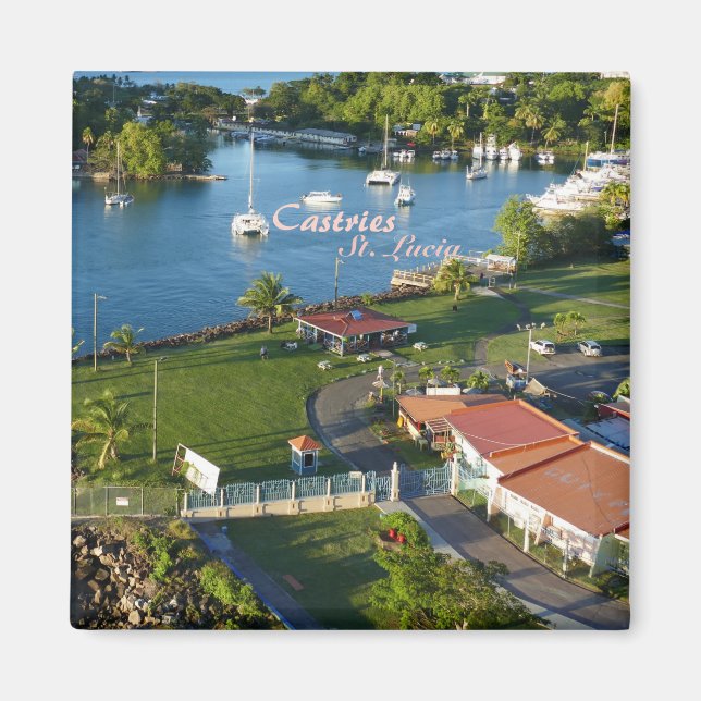 Imã Castries Santo Lucia Caribe Island (Frente)