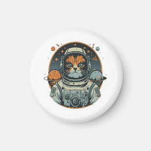 Imã Cat-astronauta em Asteroides