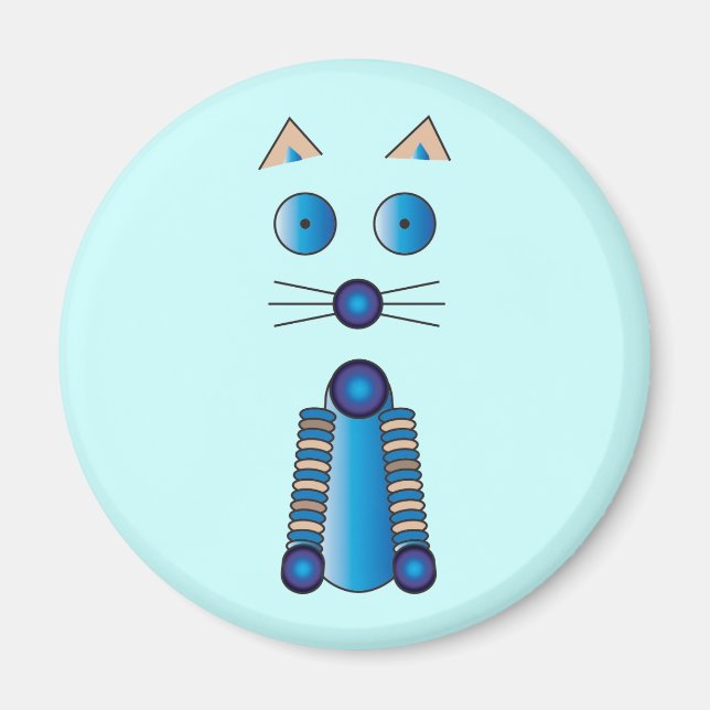 Imã CAT azul (Frente)