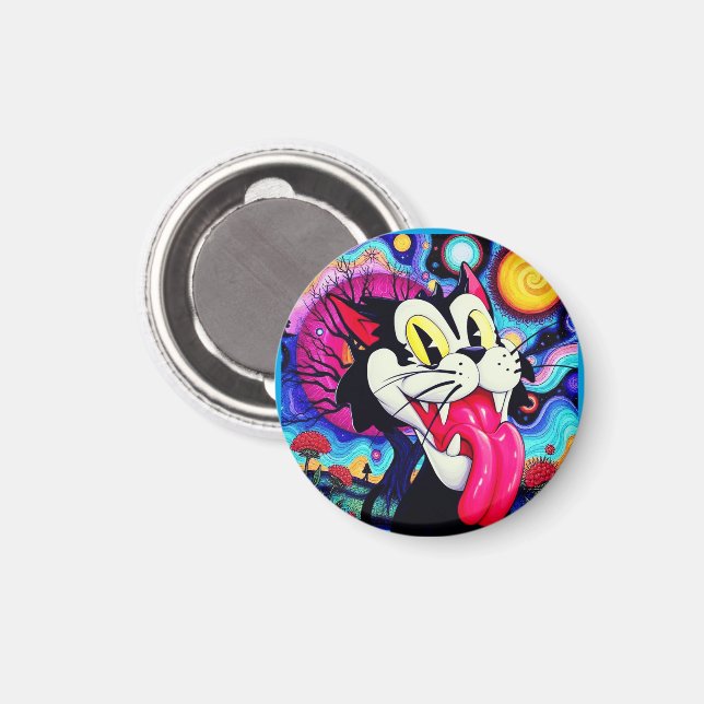 IMÃ CAT CARTOON (Front/Back)