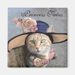IMÃ CAT DA PRINCESA TATUS /ELEGANT, CHAPÉU GRANDE DA