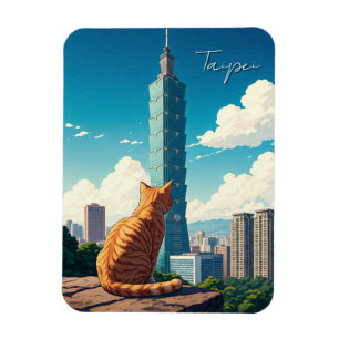 Ímã Cat em Taipei 101 Taiwan