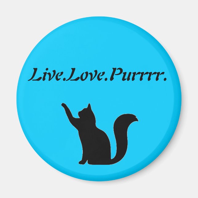 Imã Cat Love Ao vivo e em directo Purr (Frente)