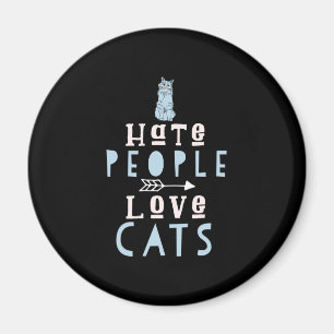 Imã Cat Lover I Ama Gatos E Pessoas