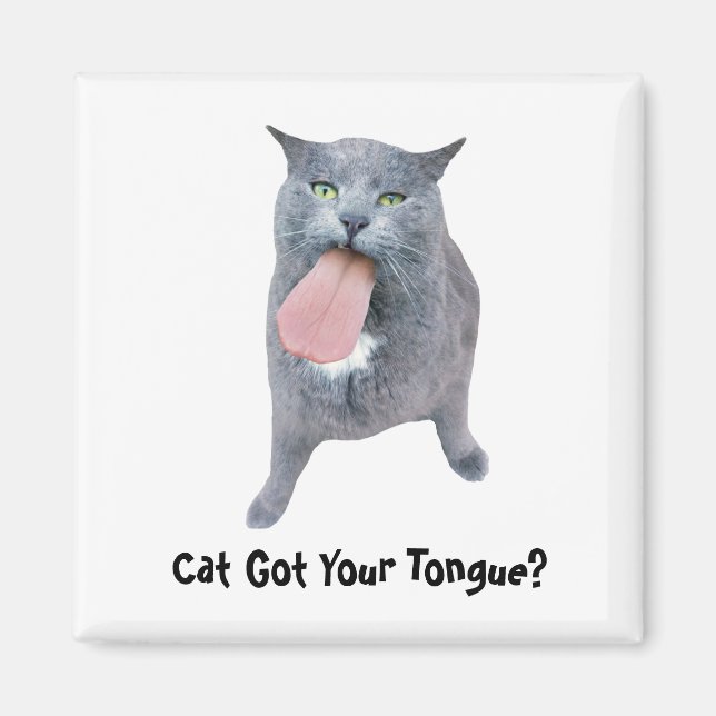 Imã Cat Pegou Sua Língua? (Frente)
