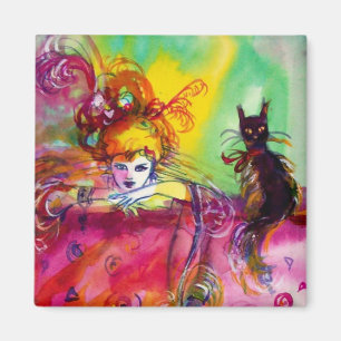 IMÃ CAT PRETO DA SENHORA COM