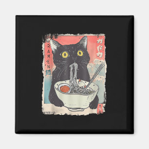 Imã Cat Ramen Noodle Anime Japonês Ramen Kawaii