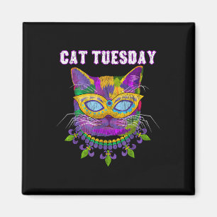 Imã Cat Terça-feira Engraçado Mardi Gras New Orleans M