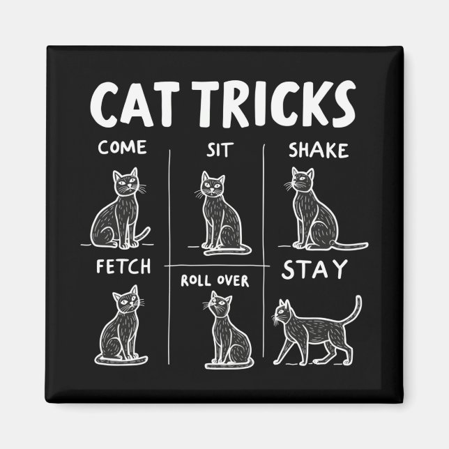 Imã Cat Truks Purr-Fectly Hilarious Feline Fun (Frente)