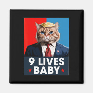 Imã Cat Trump 9 Vive Bebê Engraçado Votar Para Trump C