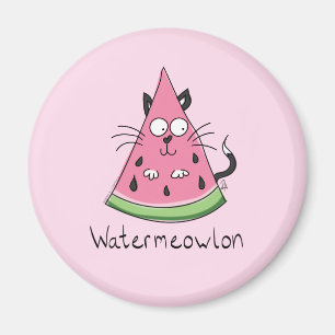 Imã Cat Watermelon Cute Kid