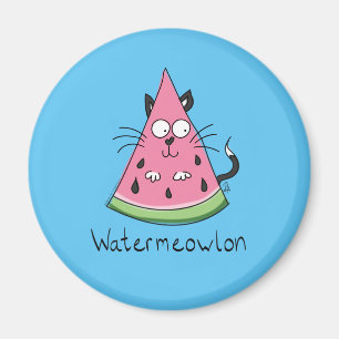 Imã Cat Watermelon Cute Kid
