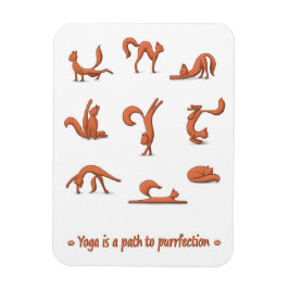 Ímã Cat Yoga