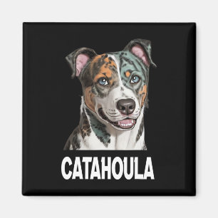 Imã Catahoula Leopard Dog Art Pet Amantes Para Homens