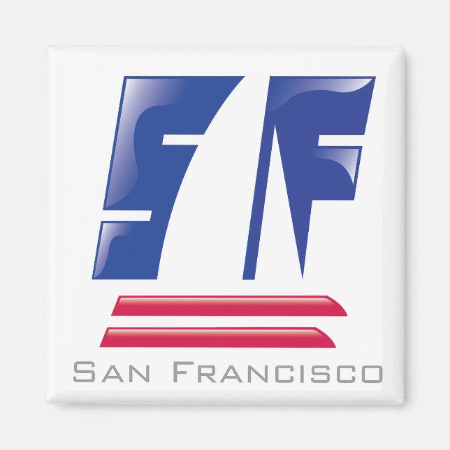 Imã Catamaran Sailing_Pontoon Racing_San Francisco (Frente)