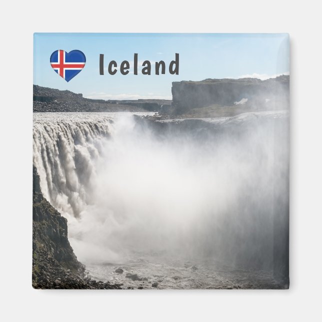Imã Catarata Dettifoss no PN Vatnajokull - Islândia (Frente)