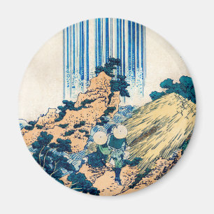 Imã Catarata Yoro Província de Mino por Katsushika Hok