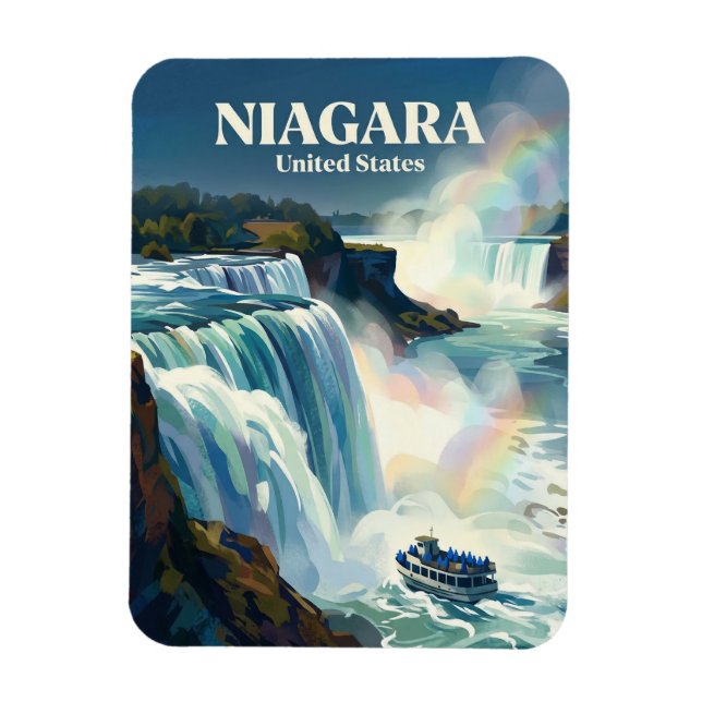 Ímã Cataratas do Niágara Estado de Nova York (Vertical)