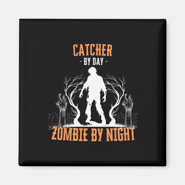 Imã Catcher Dia Zumbi À Noite Halloween Vender Soft (Frente)