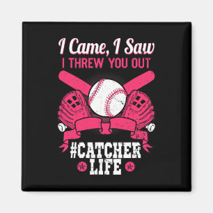 Imã Catcher Life Softll Equipe Esportiva Jogador Infie