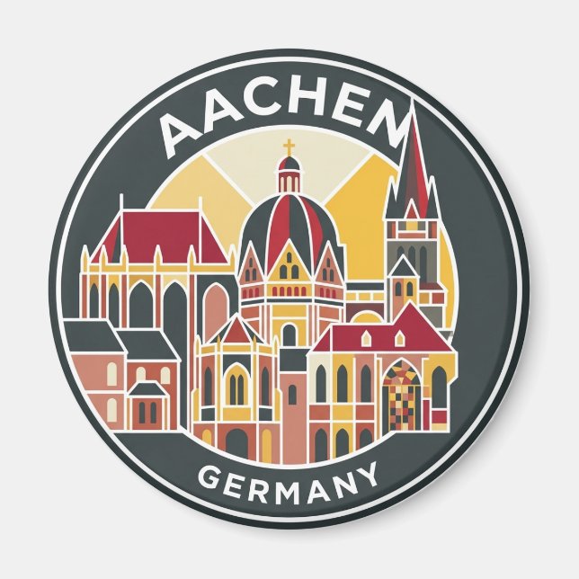 Imã Catedral de Aachen Alemanha (Frente)