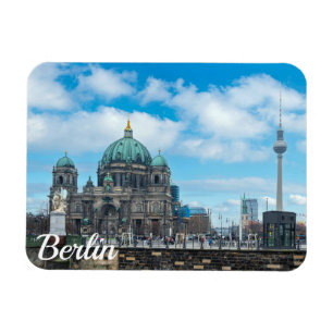 Ímã Catedral de Berlim e torre de TV em Berlim, Aleman