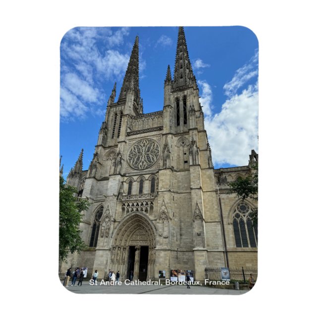 Ímã Catedral de Bordeaux, (Saint-André de Bordeaux) em (Vertical)