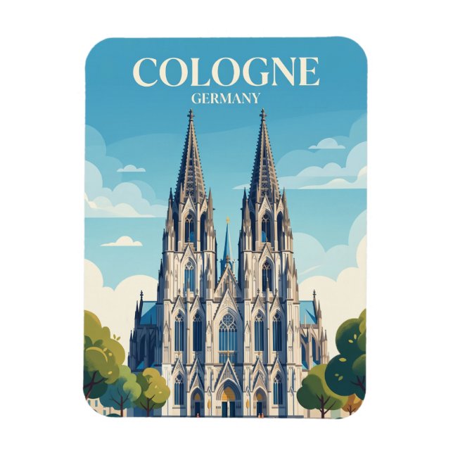 Ímã Catedral de Colônia Alemanha (Vertical)