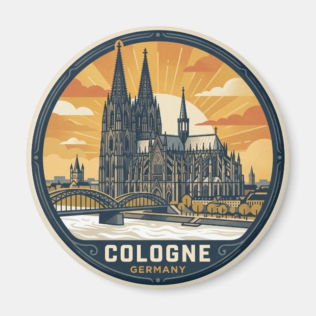 Imã Catedral de Colônia, Alemanha Antiga (Frente)