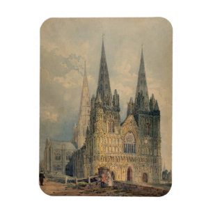 Ímã Catedral de Lichfield, Staffordshire, 1794 (w/c